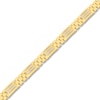 Thumbnail Image 1 of Men's Diamond Bracelet 1 ct tw 14K Yellow Gold 8.5"