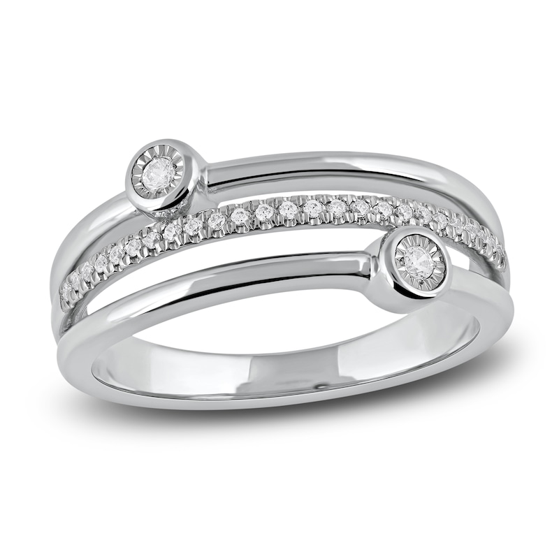 Diamond Stackable Ring 1/8 ct tw Round 14K White Gold