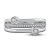 Thumbnail Image 2 of Diamond Stackable Ring 1/8 ct tw Round 14K White Gold