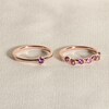 Thumbnail Image 4 of Juliette Maison Natural Aquamarine Starburst Ring 10K Rose Gold