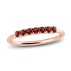 Thumbnail Image 0 of Juliette Maison Natural Garnet Half Eternity Ring 10K Rose Gold