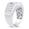 Thumbnail Image 1 of Men's Lab-Created Diamond Ring 2 ct tw Round 14K White Gold