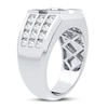 Thumbnail Image 2 of Men's Lab-Grown Diamond Ring 2 ct tw Round 14K White Gold