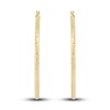 Thumbnail Image 2 of Tube Hoop Earrings 10K Yellow Gold 50mm