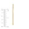 Thumbnail Image 4 of Tube Hoop Earrings 10K Yellow Gold 50mm
