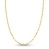 Thumbnail Image 1 of Hollow Paperclip & Rolo Chain Necklace 14K Yellow Gold 3.8mm