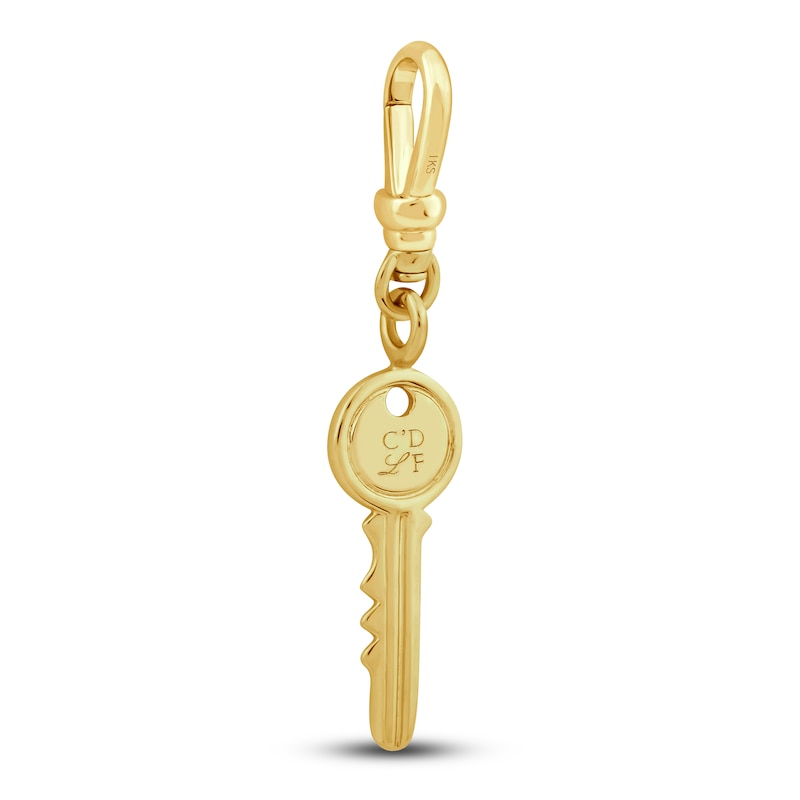 Main Image 2 of Charm'd by Lulu Frost Key To My Heart Charm 10K Yellow Gold