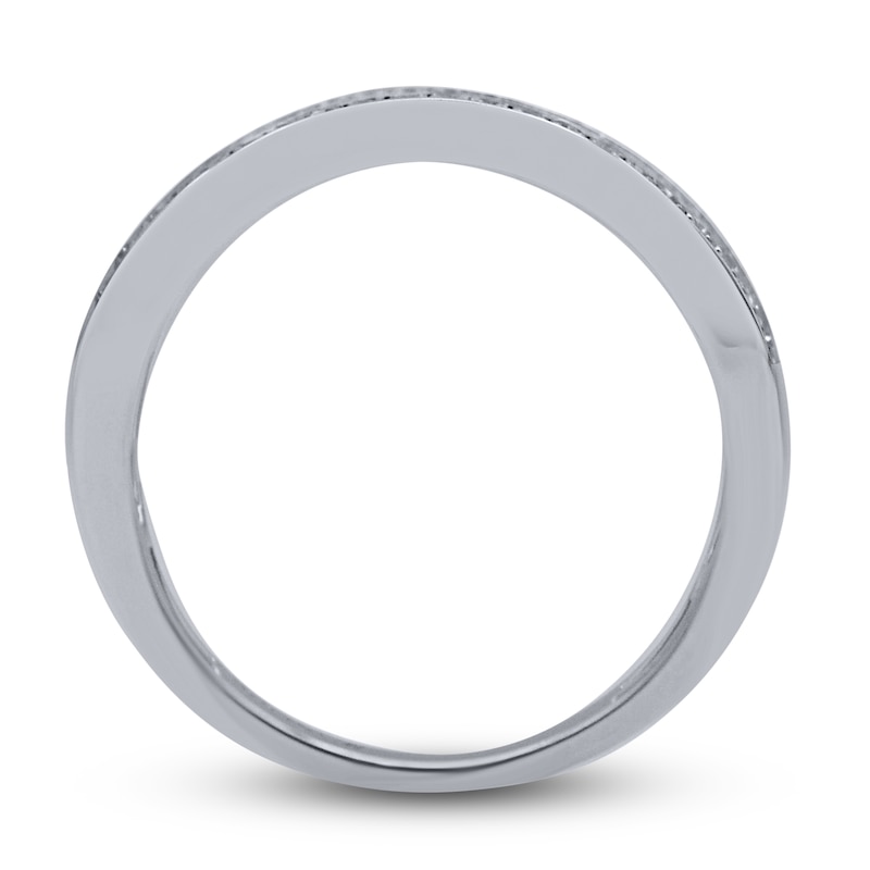 Main Image 2 of Diamond Multi-Row Anniversary Band 1 ct tw Round 14K White Gold