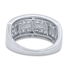 Thumbnail Image 3 of Diamond Multi-Row Anniversary Band 1 ct tw Round 14K White Gold