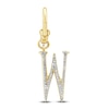 Thumbnail Image 0 of Charm'd by Lulu Frost Diamond Letter W Charm 1/8 ct tw Pavé Round 10K Yellow Gold