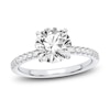 Thumbnail Image 0 of Lab-Created Diamond Engagement Ring 2-1/4 ct tw Round 14K White Gold