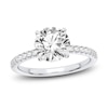 Thumbnail Image 1 of Lab-Grown Diamond Engagement Ring 2-1/4 ct tw Round 14K White Gold