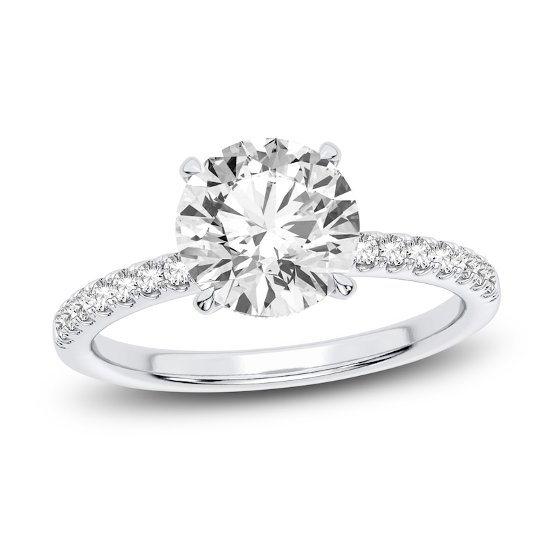 1 Ct. Diamond Luxe Perfect Fit Diamond Engagement Ring (1/4 Ct. tw.) - 18K White Gold