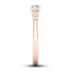 Thumbnail Image 3 of Diamond Bezel Open Cuff Ring 1/5 ct tw Round 14K Rose Gold