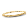 Thumbnail Image 1 of Twisted Bangle Bracelet 10K Yellow Gold 7.5"
