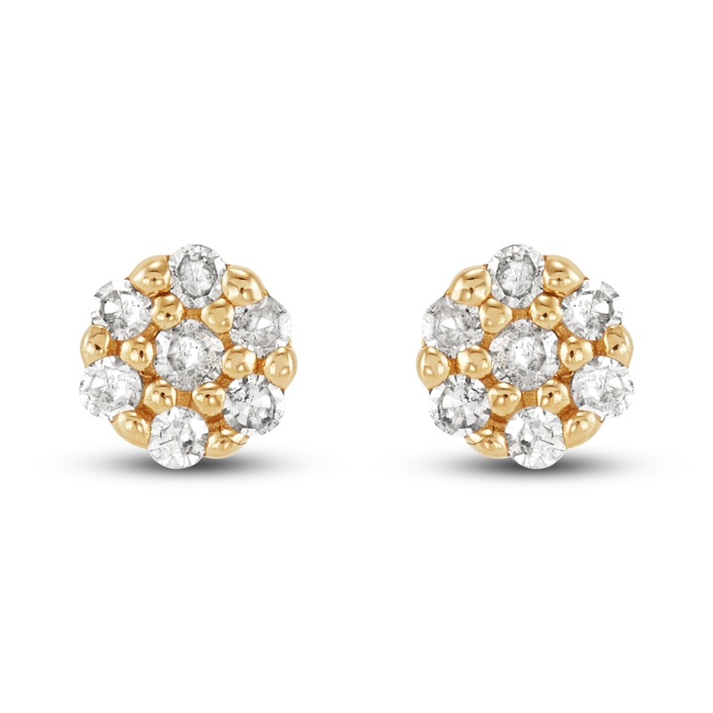 Diamond Earrings 1/20 ct tw Round 14K Yellow Gold | Jared
