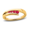Thumbnail Image 0 of Natural Ruby 4-Stone Ring 14K Yellow Gold