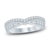 Thumbnail Image 1 of Diamond Contour Anniversary Band 1/2 ct tw Round 14K White Gold