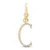 Thumbnail Image 1 of Charm'd by Lulu Frost Diamond Letter C Charm 1/15 ct tw Pavé Round 10K Yellow Gold