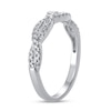 Thumbnail Image 1 of Diamond Twist Anniversary Band 1/4 ct tw Round 14K White Gold