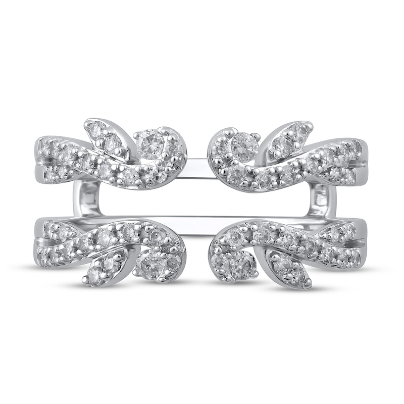 Main Image 3 of Diamond Anniversary Enhancer Band 3/8 ct tw Round 14K White Gold