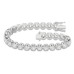 Lab-Grown Diamond Tennis Bracelet 8 ct tw 14K White Gold 7.25"