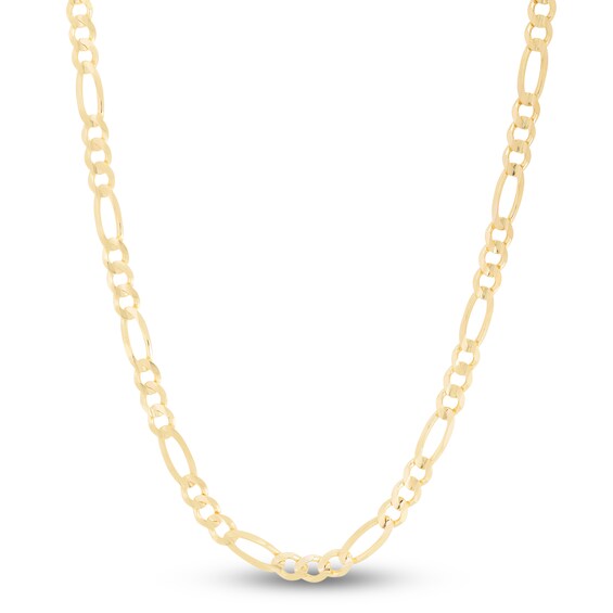 Men's Solid Figaro Chain Necklace 14K Yellow Gold 30" 7.0mm Jared