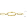 Thumbnail Image 3 of High-Polish Oval Link Bracelet 14K Yellow Gold 7.5"