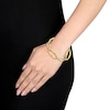 Thumbnail Image 3 of High-Polish Oval Link Bracelet 14K Yellow Gold 7.5"