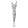 Thumbnail Image 3 of Diamond Engagement Ring Setting 1/2 ct tw Round Platinum