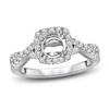 Thumbnail Image 1 of Diamond Engagement Ring Setting 1/2 ct tw Round Platinum
