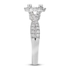 Thumbnail Image 3 of Diamond Engagement Ring Setting 1/2 ct tw Round Platinum