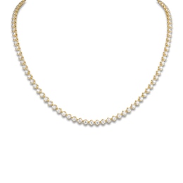 Matinee by A Link Diamond Tennis Necklace 6-3/8 ct tw 18K Yellow Gold