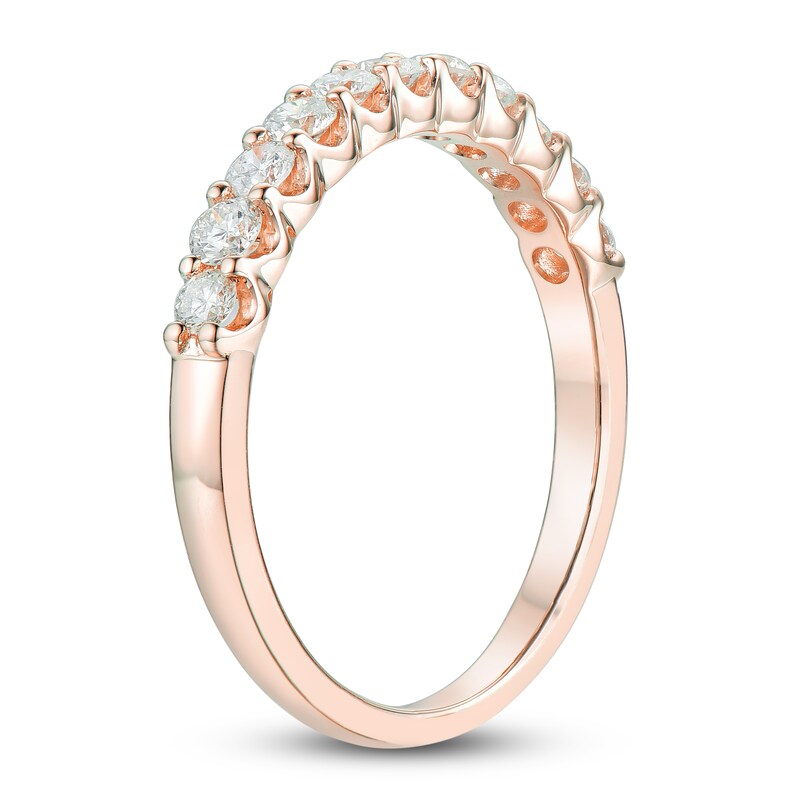 Main Image 2 of Diamond Anniversary Band 1/2 ct tw 14K Rose Gold