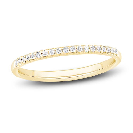 Chosen Certified Diamond Anniversary Band 1/10 ct tw 14K Yellow Gold
