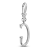 Thumbnail Image 2 of Charm'd by Lulu Frost Diamond Letter G Charm 1/18 ct tw Pavé Round 10K White Gold