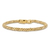 Thumbnail Image 1 of 1933 by Esquire Men's Twist Rope Bracelet 14K Yellow Gold Plated Sterling Silver 8.5"