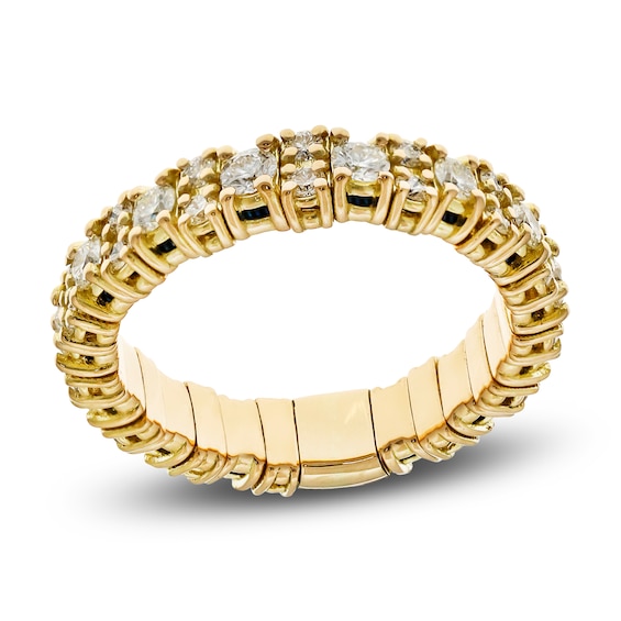 Zydo Diamond Stretch Ring 38 ct tw 18K Yellow Gold