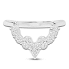 Thumbnail Image 3 of Created By Jared Studio Lab-Grown Pear-Shaped & Oval-Cut Diamond Anniversary Ring 1/2 ct tw 14K White Gold