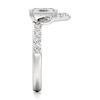 Thumbnail Image 3 of J'Lure Lozenge Step-Cut Lab-Grown Diamond Contour Wedding Band 7/8 ct tw 18K White Gold