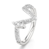 Thumbnail Image 4 of J'Lure Lozenge Step-Cut Lab-Grown Diamond Contour Wedding Band 7/8 ct tw 18K White Gold