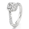 Thumbnail Image 4 of J'Lure Octagon Step-Cut Lab-Grown Diamond Bypass Engagement Ring 2-3/8 ct tw 18K White Gold