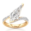 Thumbnail Image 1 of J'Lure Kite Step-Cut Lab-Grown Diamond Bypass Engagement Ring 3-5/8 ct tw 18K Yellow Gold