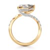 Thumbnail Image 2 of J'Lure Kite Step-Cut Lab-Grown Diamond Bypass Engagement Ring 3-5/8 ct tw 18K Yellow Gold