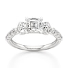 Thumbnail Image 1 of J'Lure Carre Step-Cut Lab-Grown Diamond Engagement Ring 2 ct tw 18K White Gold