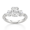 Thumbnail Image 1 of J'Lure Imperial-Emerald Step-Cut Lab-Grown Diamond Engagement Ring 3-1/2 ct tw 18K White Gold