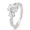 Thumbnail Image 4 of J'Lure Imperial-Emerald Step-Cut Lab-Grown Diamond Engagement Ring 3-1/2 ct tw 18K White Gold