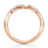 Thumbnail Image 2 of J'Lure Lab-Grown Diamond Angled Contour Wedding Band 1/4 ct tw 18K Rose Gold