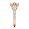 Thumbnail Image 3 of J'Lure Octagon Step-Cut Lab-Grown Diamond Engagement Ring 3-1/2 ct tw 18K Rose Gold