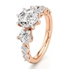 Thumbnail Image 4 of J'Lure Octagon Step-Cut Lab-Grown Diamond Engagement Ring 3-1/2 ct tw 18K Rose Gold